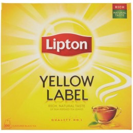 THE LIPTON YELLOW LABEL X50...