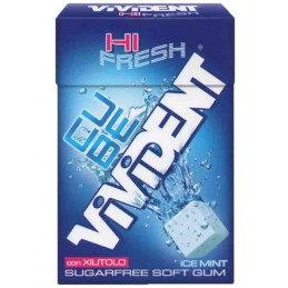 VIVIDENT CUBE ICE BLUE MINT