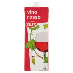 SELEX VINO ROSSO BRIK LT1