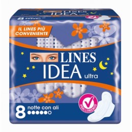 LINES IDEA ULTRA NOTTE ALI 8PZ