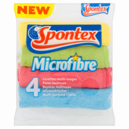 SPONTEX MICROFIBRE X4PEZZI