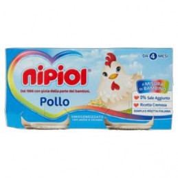 OMOCARNE NIPIOL POLLO GR.80X2