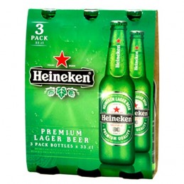 BIRRA HEINEKEN CL.33X3 VETRO